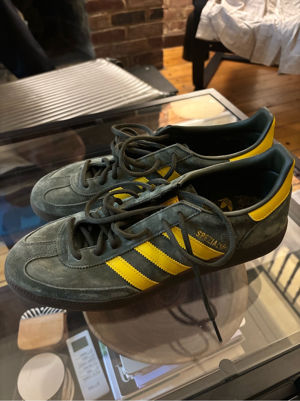 adidas Handball Spezial - green/yellow